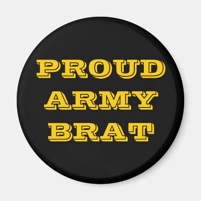 Magnet Proud Army Brat (Framsidan)