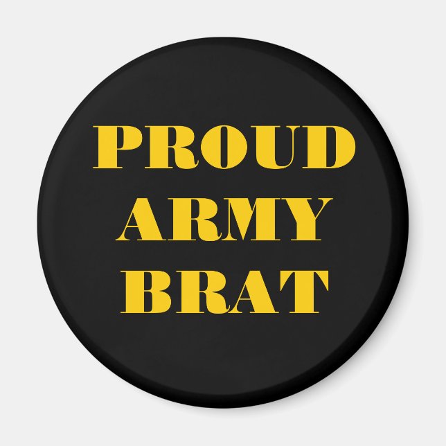 Magnet Proud Army Brat (Framsidan)