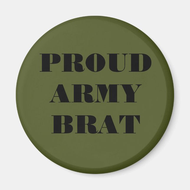 Magnet Proud Army Brat (Framsidan)