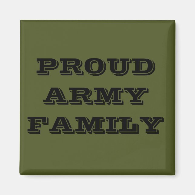 Magnet Proud Army-familjen (Framsidan)