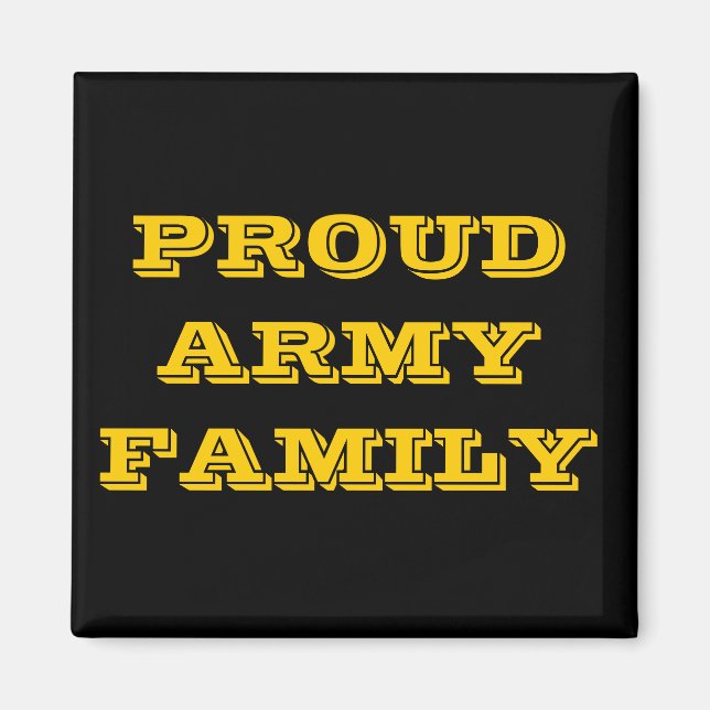Magnet Proud Army-familjen (Framsidan)