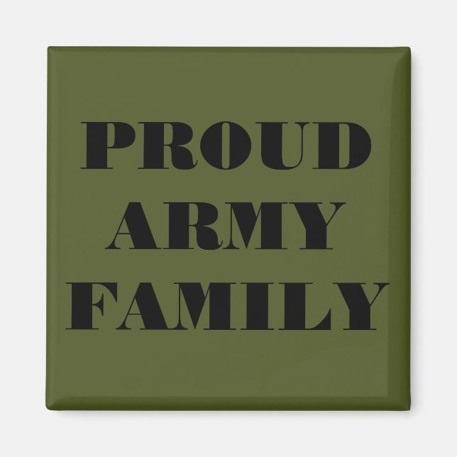 Magnet Proud Army-familjen (Framsidan)