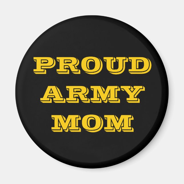 Magnet Proud Army Mamma (Framsidan)