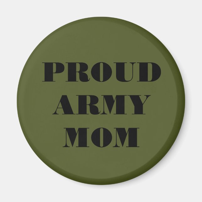 Magnet Proud Army Mamma (Framsidan)
