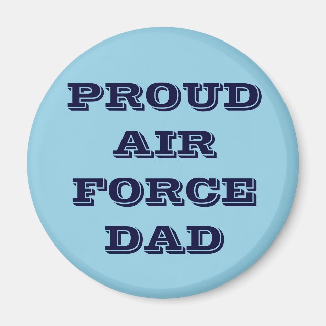 Magnet Proud Luft Force Pappa (Framsidan)