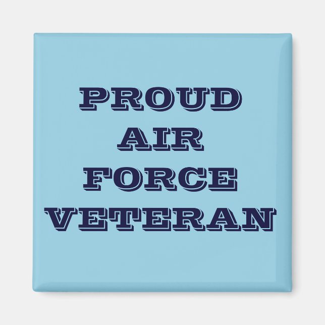 Magnet Proud Luft Force Veteran (Framsidan)