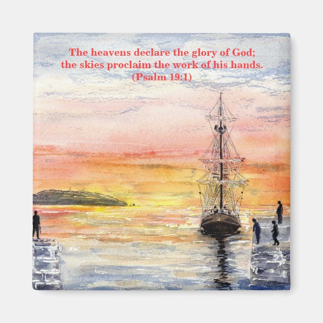Magnet Psalms & Watercolor (Framsidan)