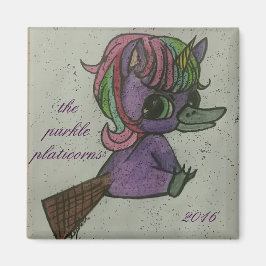 Magnet Purkle Platicorns lag magnet