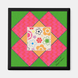 Magnet Quilt Block Mönster "Nonense"