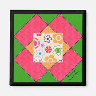 Magnet Quilt Block Mönster "Nonense"