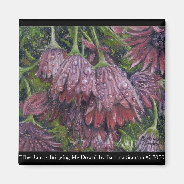 Magnet "Rain håller på att få ner mig" (Framsidan)