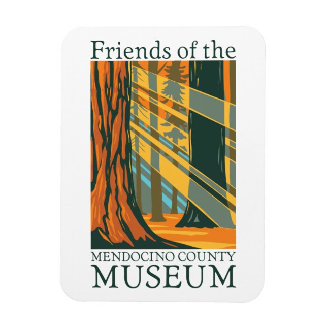 Magnet-rektangulär med-logotyp magnet (Vertikal)