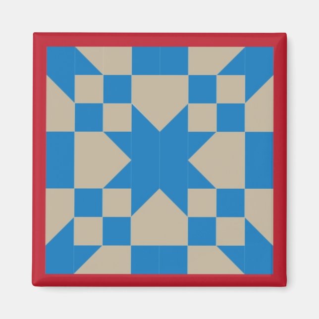 Magnet - Road to Oklahoma Quilt Square (Framsidan)