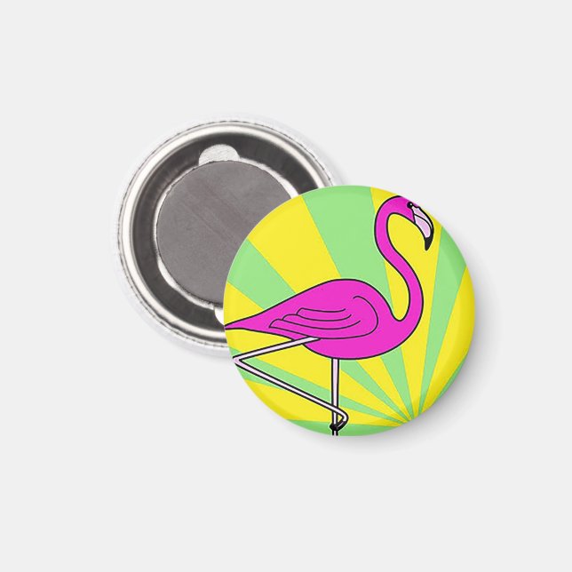 Magnet Rosa Flamingo (Front/Back)