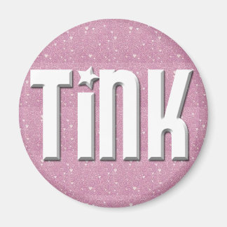 Magnet - Rosa Hearts in White