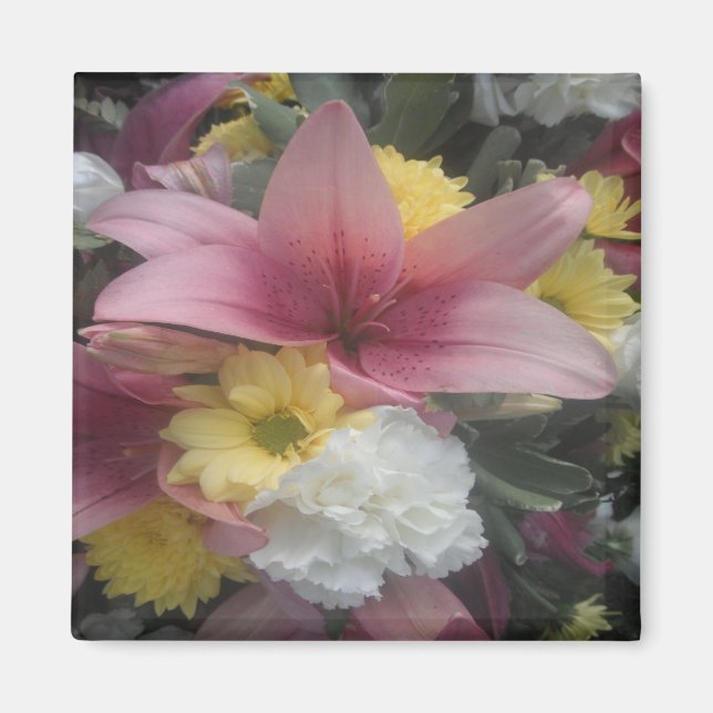 Magnet Rosa Lily Beauty (Framsidan)