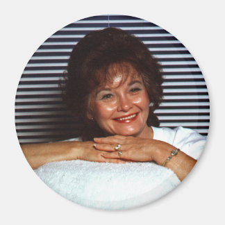 Magnet, Round Anpassningsbar Photo Magnet