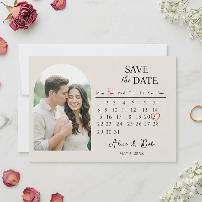 Magnet save the dates, Customizable Save the Date  Inbjudningar (Skapare uppladdad)