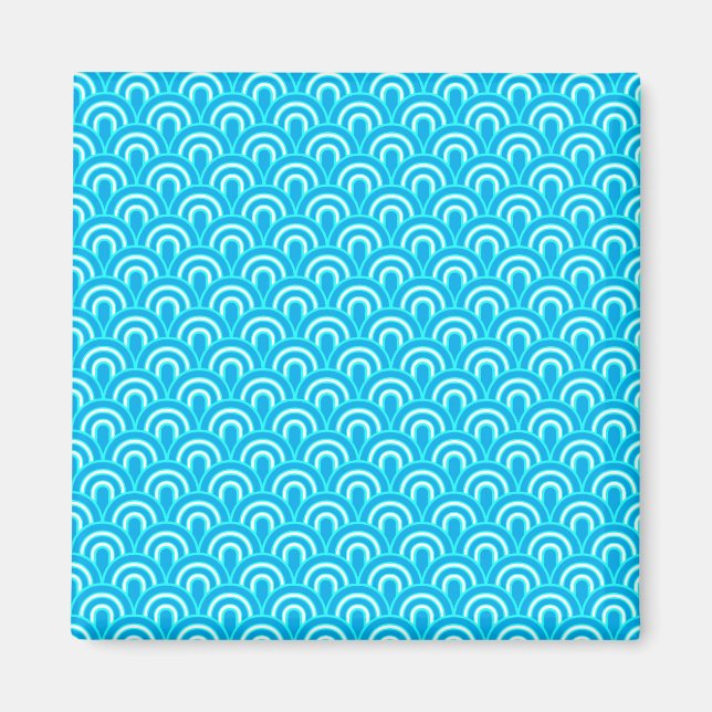 Magnet Seamless Retro mönster (Framsidan)