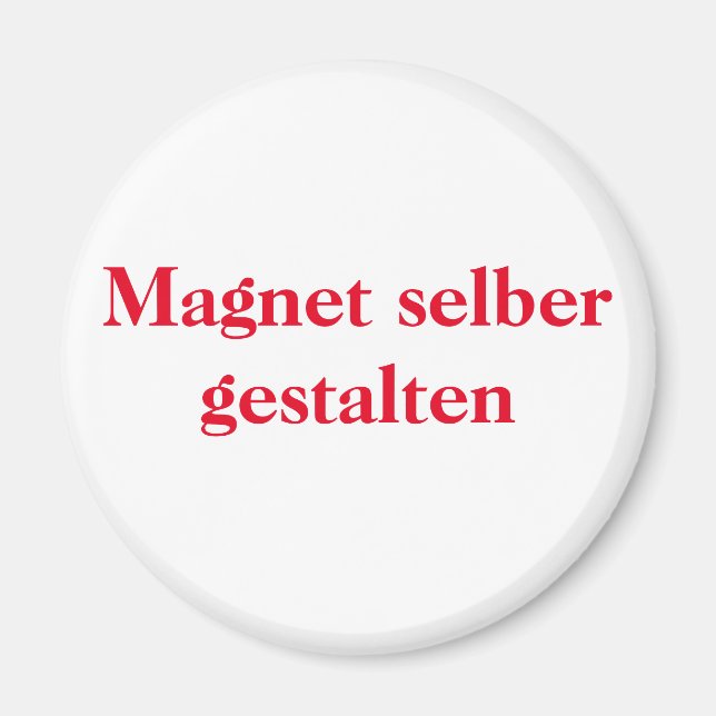 Magnet selber gestalten (Framsidan)