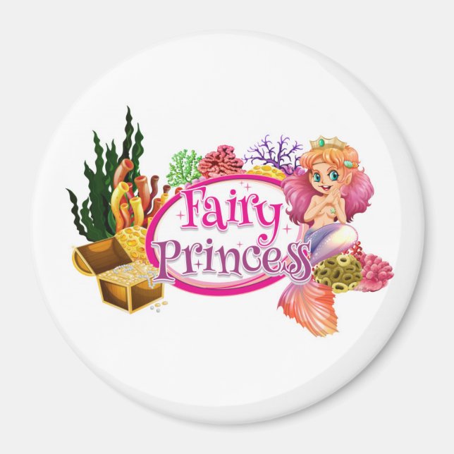 Magnet Sjöjungfru Princess (Framsidan)