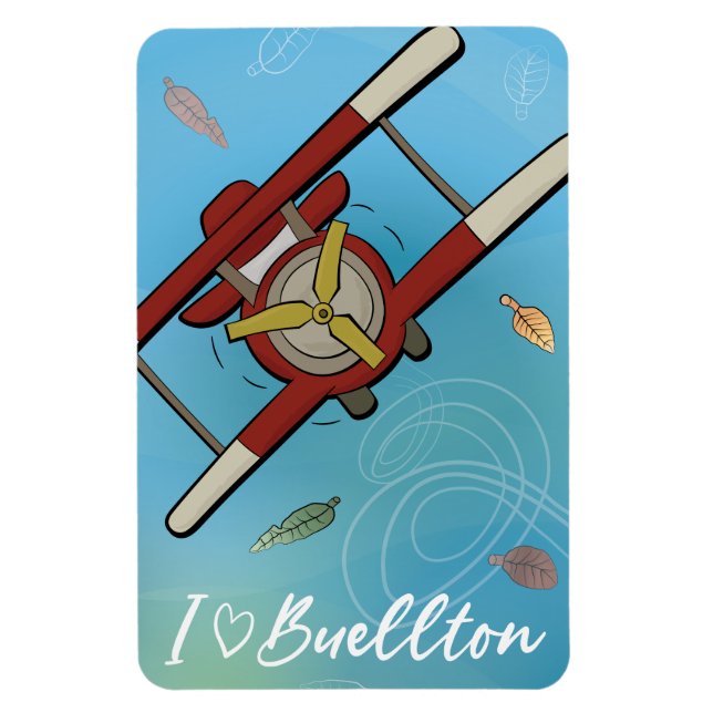 Magnet - skrivet i Himmel (Vertikal)