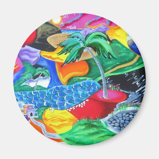 Magnet - slappna av i Västindiens vaccinering (Framsidan)