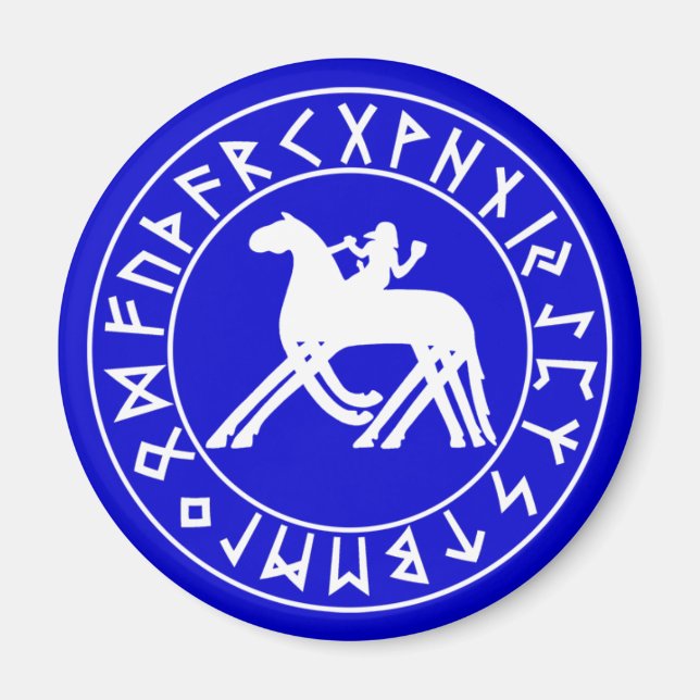 Magnet Sleipnir Shield på Blk (Framsidan)