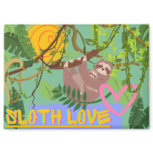 Magnet Sloth Kärlek, Adsible Sloth i Träd