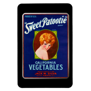 Magnet - söta Patootie, vid GalleryGifts