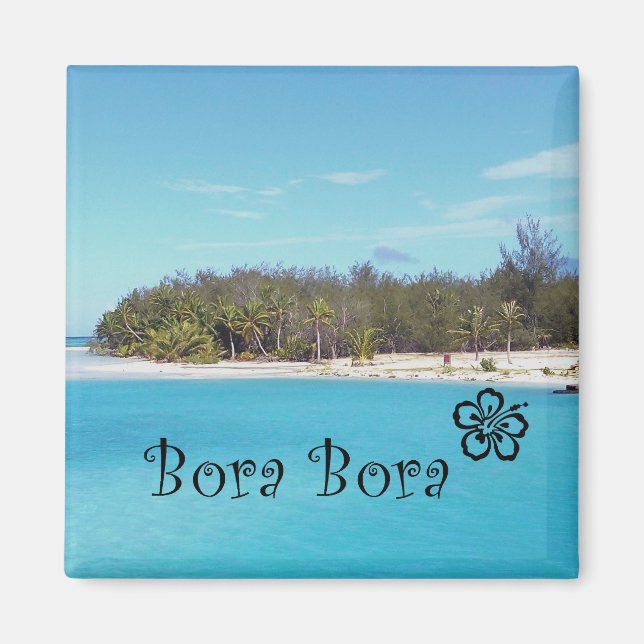 Magnet souvenir Bora Bora (Framsidan)