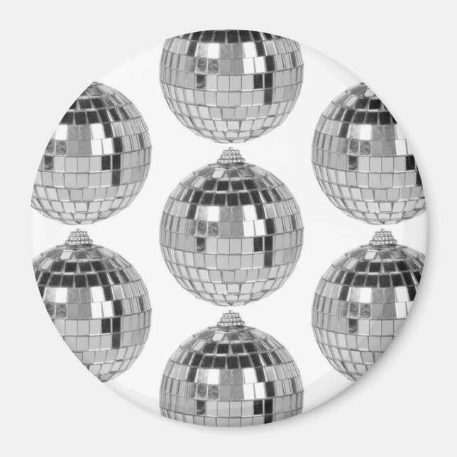 magnet spegel Boll, magnet Glitter Boll, Disco (Framsidan)