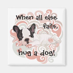 Magnet Square Hug a Hund