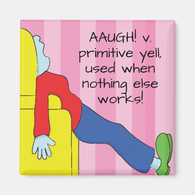 Magnet Square Mamma, prismitive Yell (Framsidan)