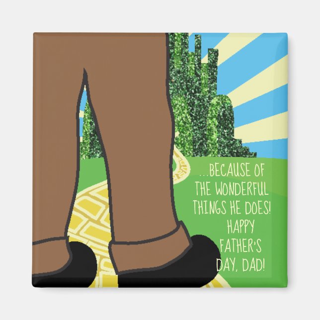 Magnet Square på grund av underbart Sak gör han (Framsidan)