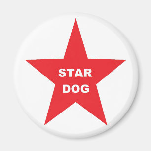 Magnet Star Hund på Red Star
