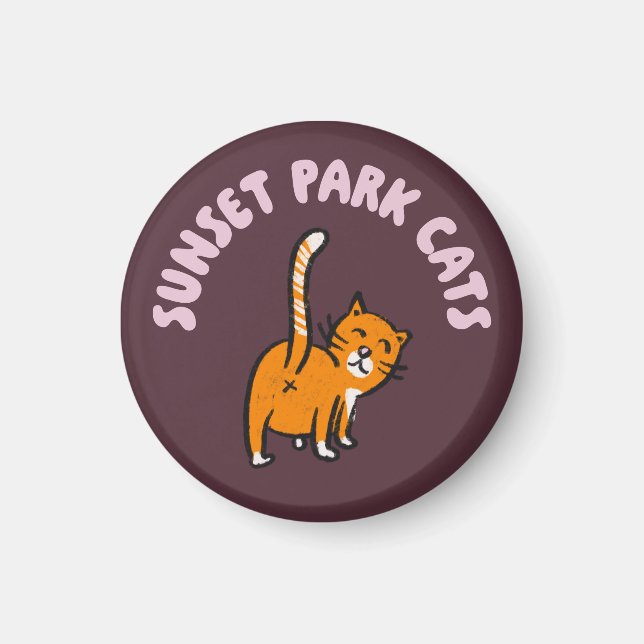 Magnet: Sunset Park Cats (Lil Pete) Magnet (Framsidan)