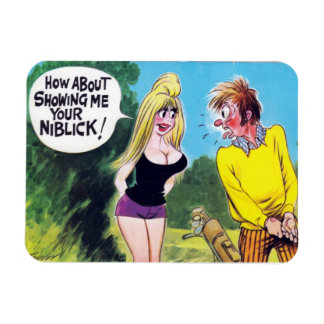 Magnet - Tecknad - Golf