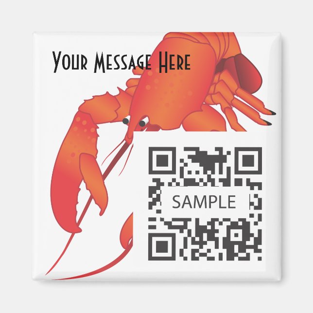 Magnet Template Lobster (Framsidan)