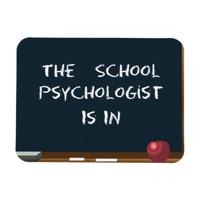 Magnet "The School Psycholog Is in" (Skolpsykologe (Horisontell)