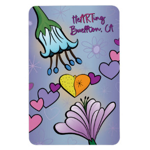 Magnet - TheART Flowers - Buellton.Art