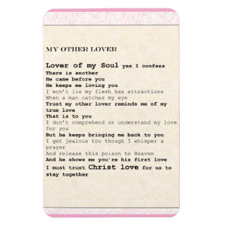 Magnet titled "My other Lover 