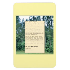 Magnet  titled ' Our Love goes beyond