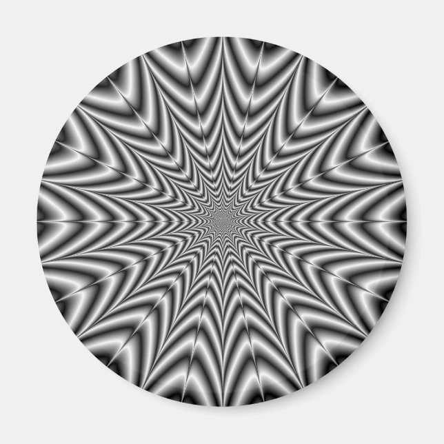 Magnet Toppen Nova i Black and White (Framsidan)