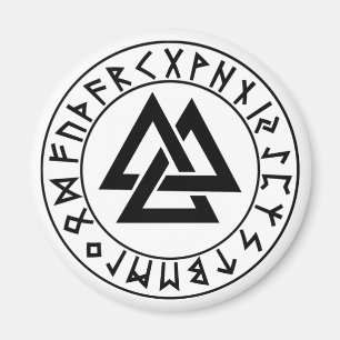 Magnet Tri-Triangle Rune Shield