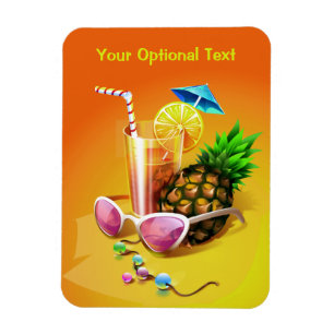 Magnet Tropical Drink anpassningsbar Magnet