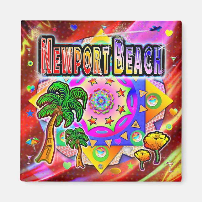 Magnet Tropical Friends i Newport Beach (Framsidan)