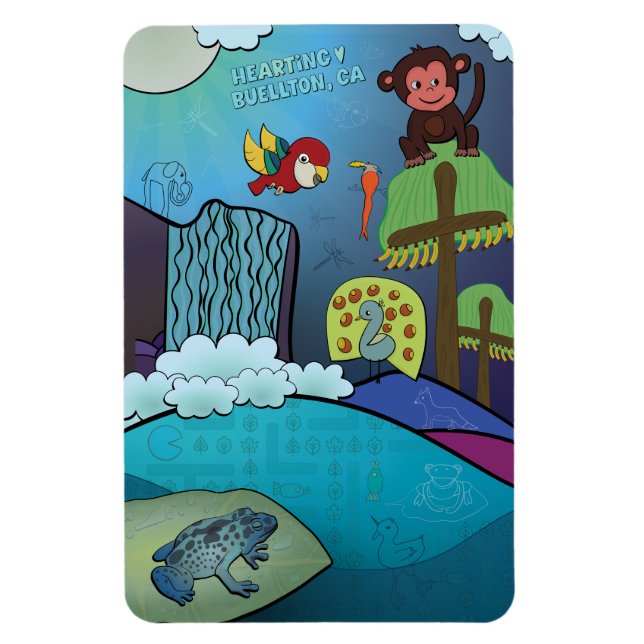 Magnet - Tropical Wild Side! (Vertikal)