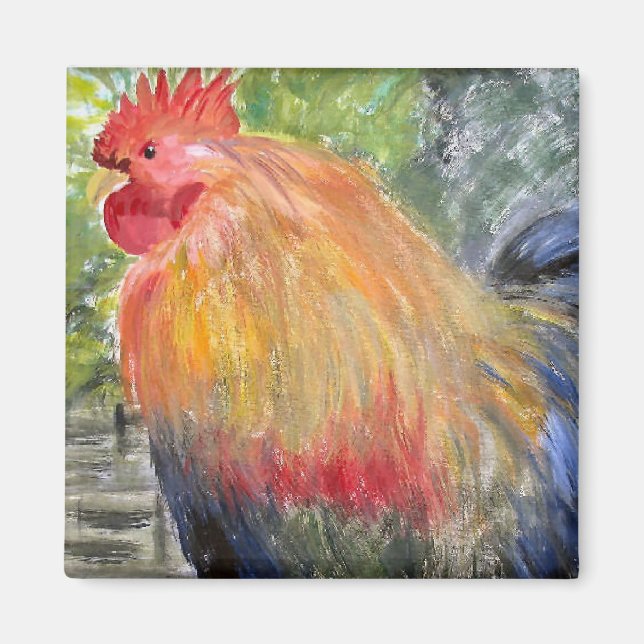 Magnet - Tupp/Chicken Art (Framsidan)