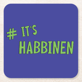 Magnet Underlägg Papper Kvadrat